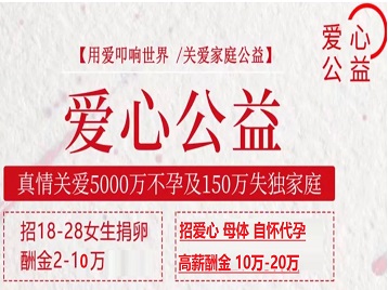 百色市捐卵助孕生子 爱心志愿者招募
